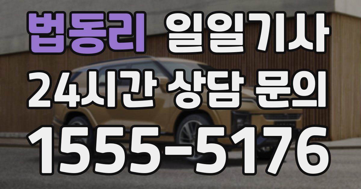 일일대리기사