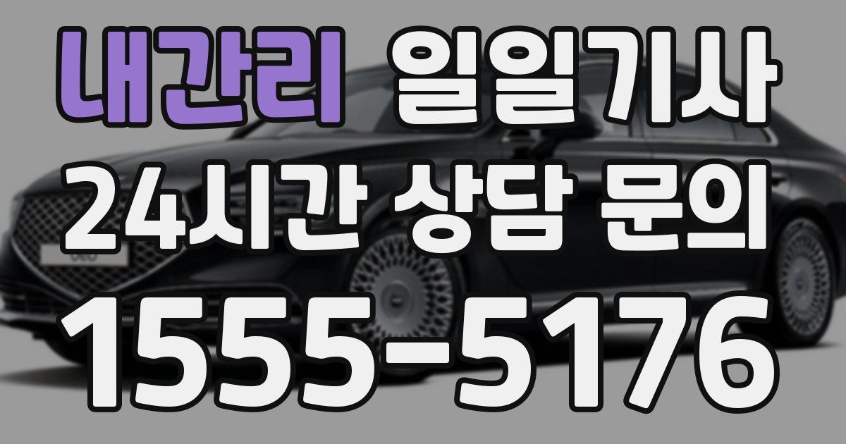 일일대리기사