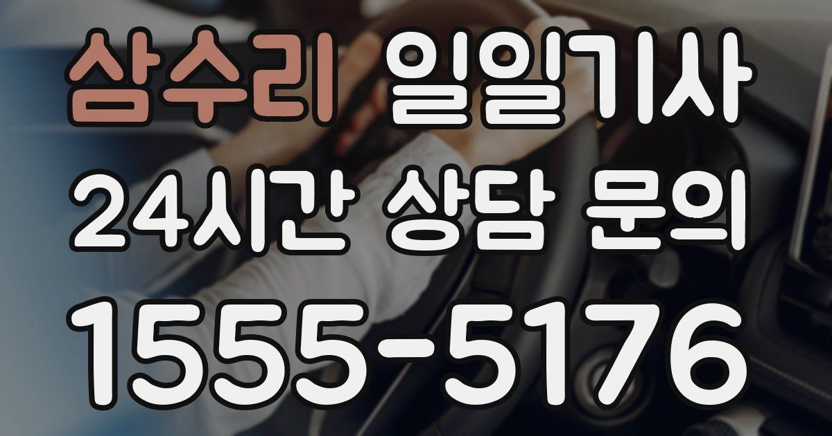 일일대리기사