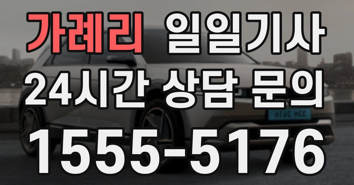 일일대리기사