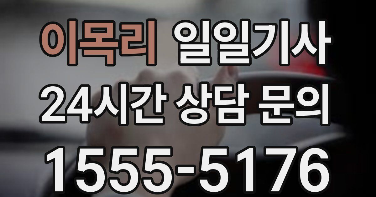 일일대리기사