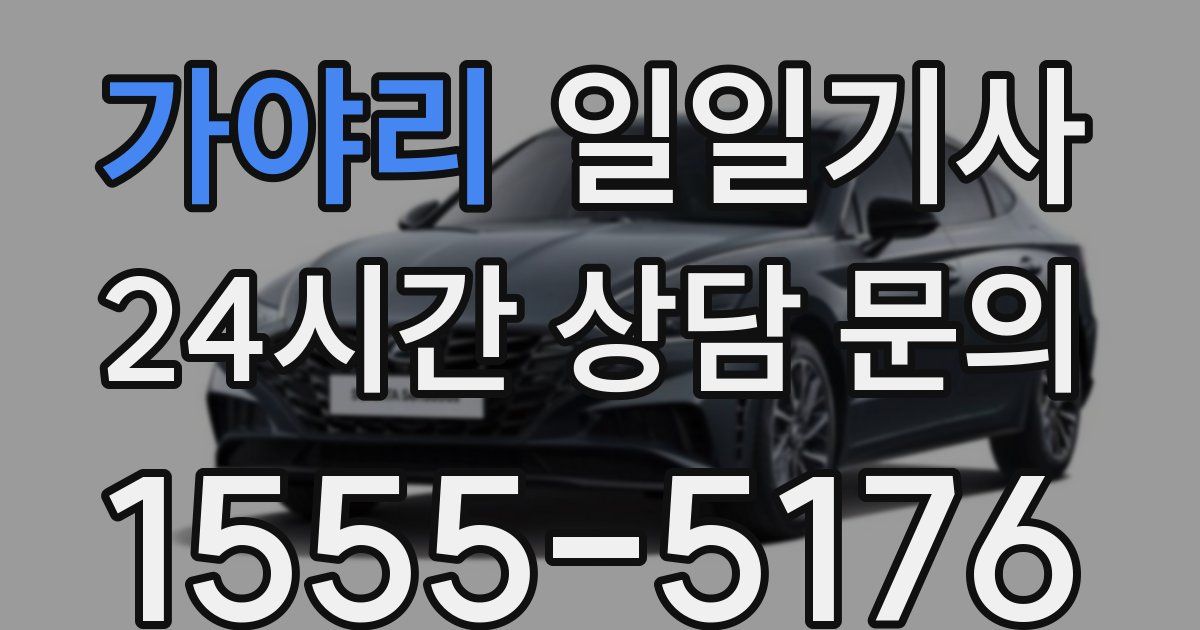 일일대리기사