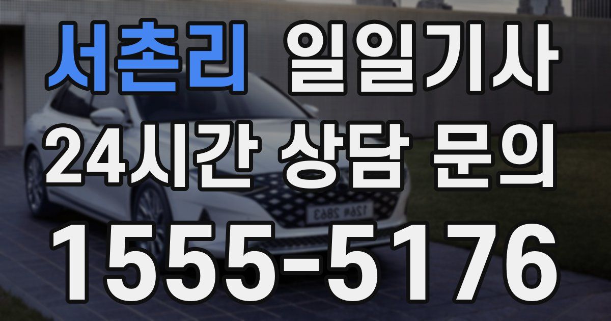일일대리기사
