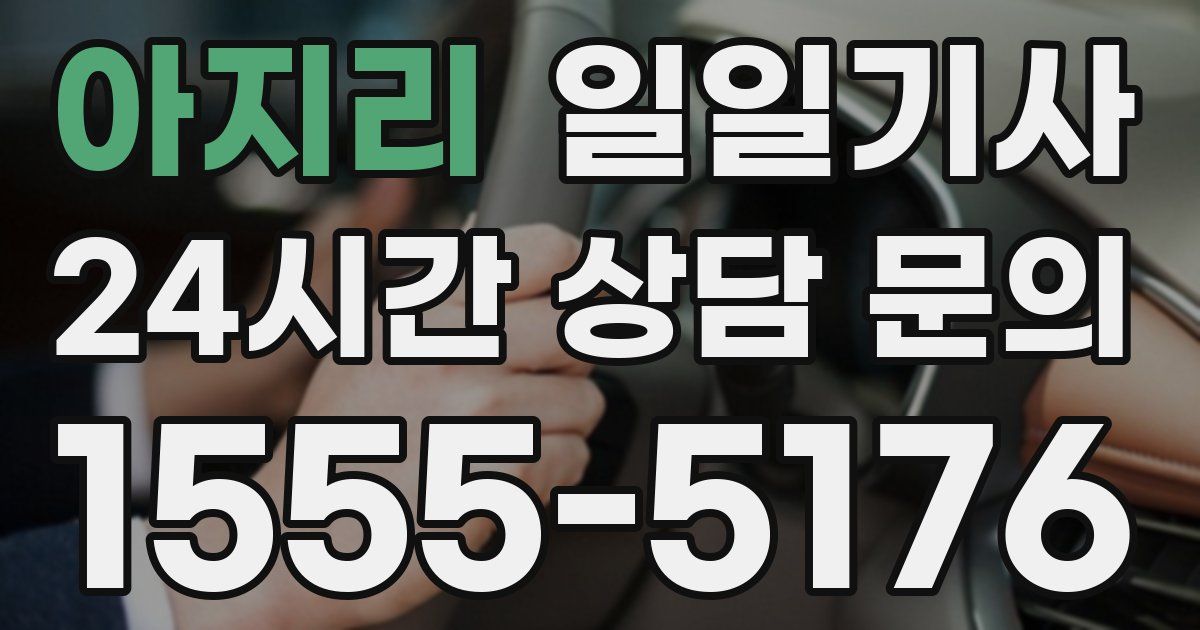 일일대리기사
