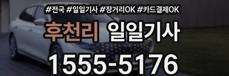 후천리 일일기사