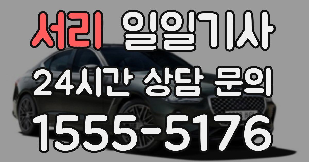 일일대리기사