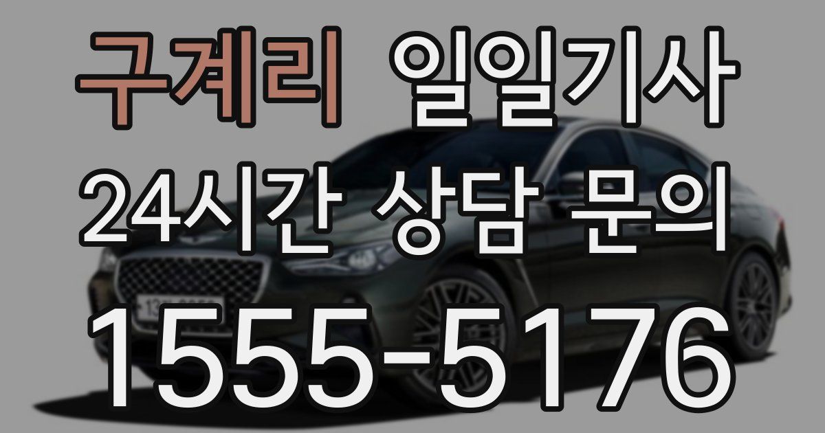 일일대리기사