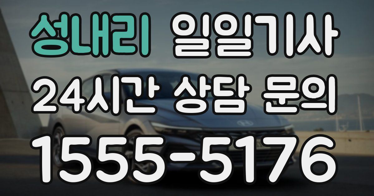 일일대리기사