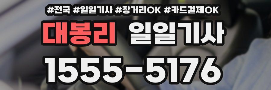 대봉리 일일기사