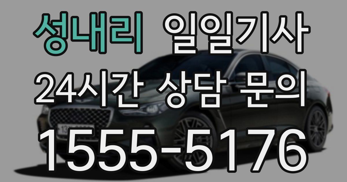 일일대리기사