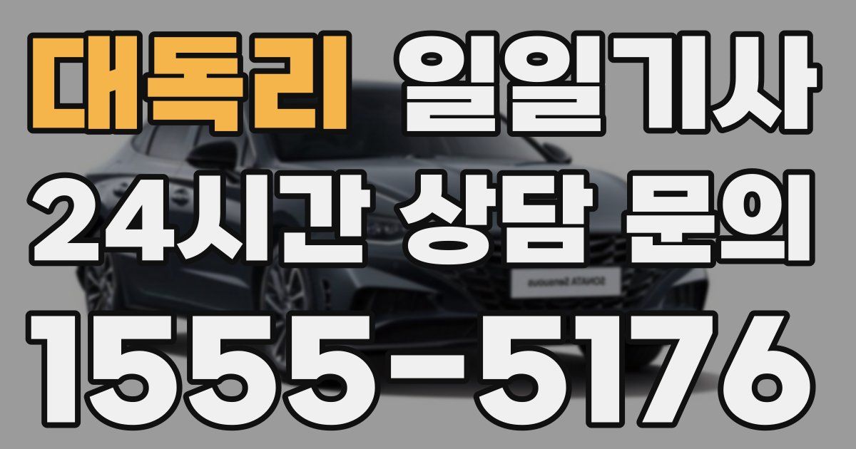 일일대리기사