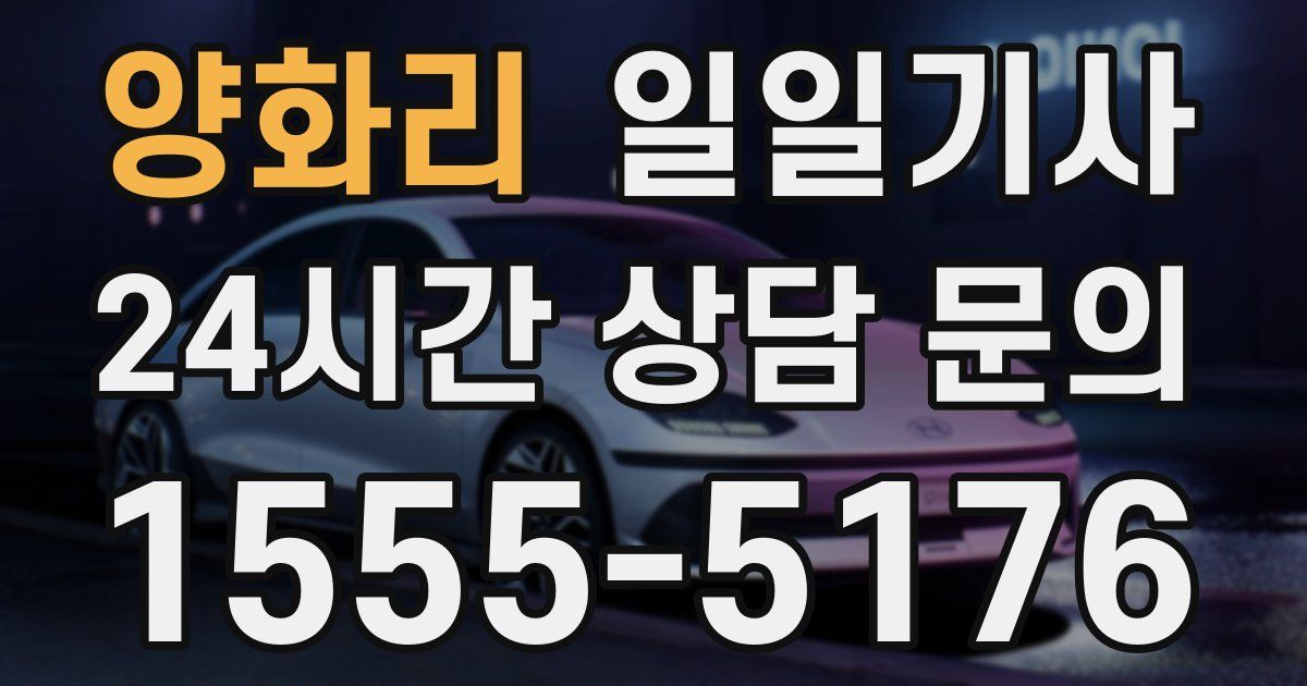 일일대리기사