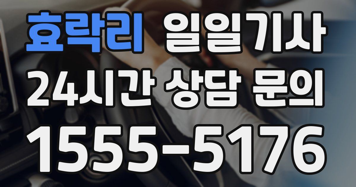일일대리기사