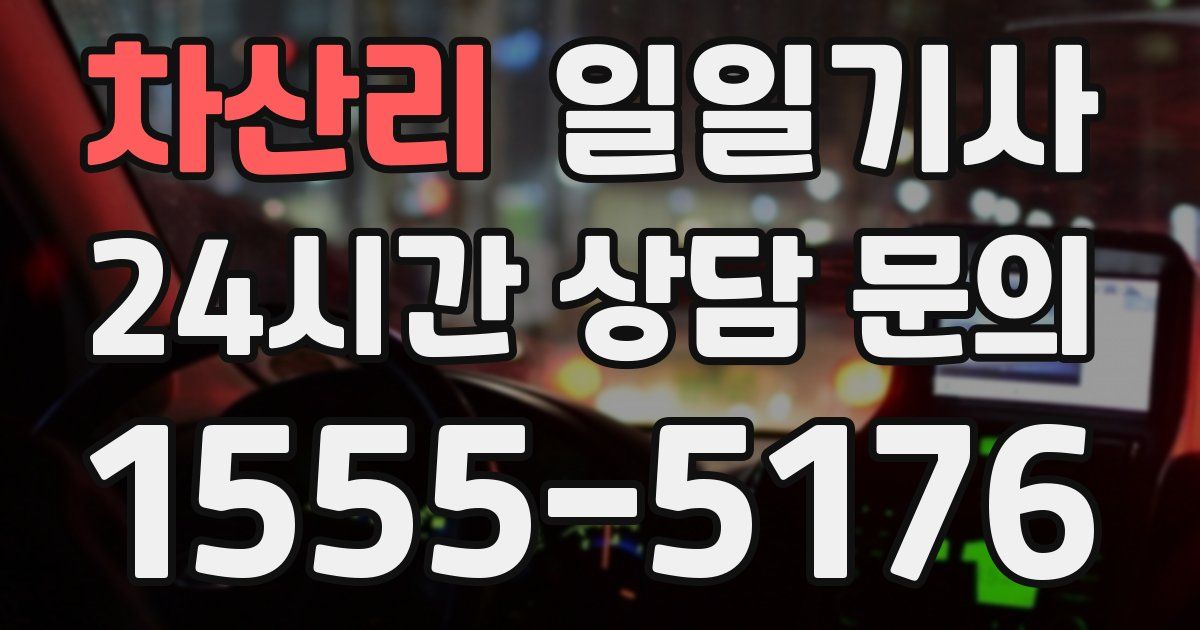 일일대리기사