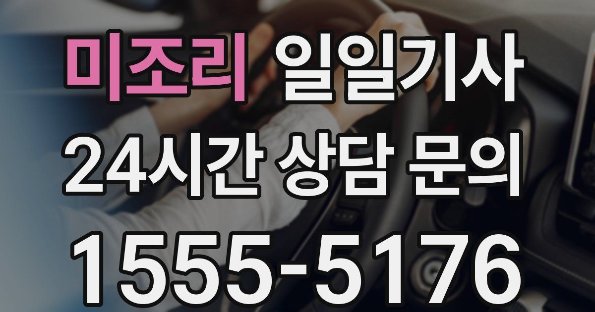 일일대리기사