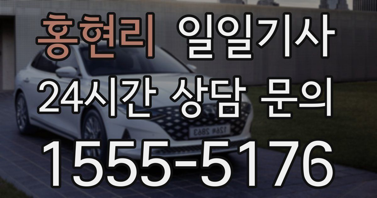 일일대리기사