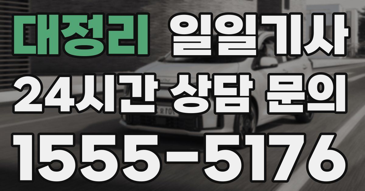 일일대리기사