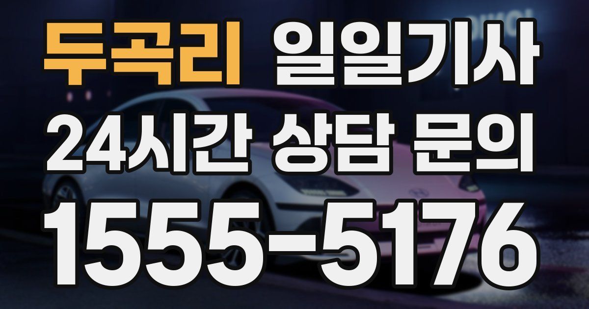 일일대리기사