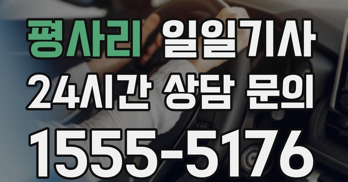 일일대리기사