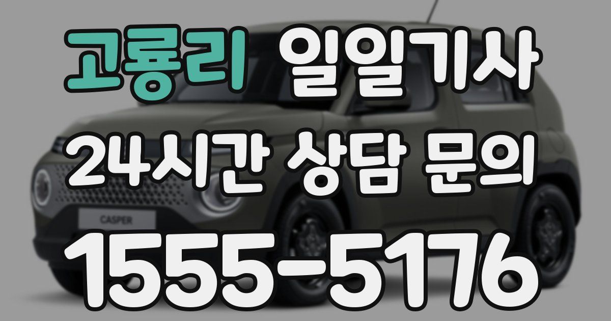 일일대리기사