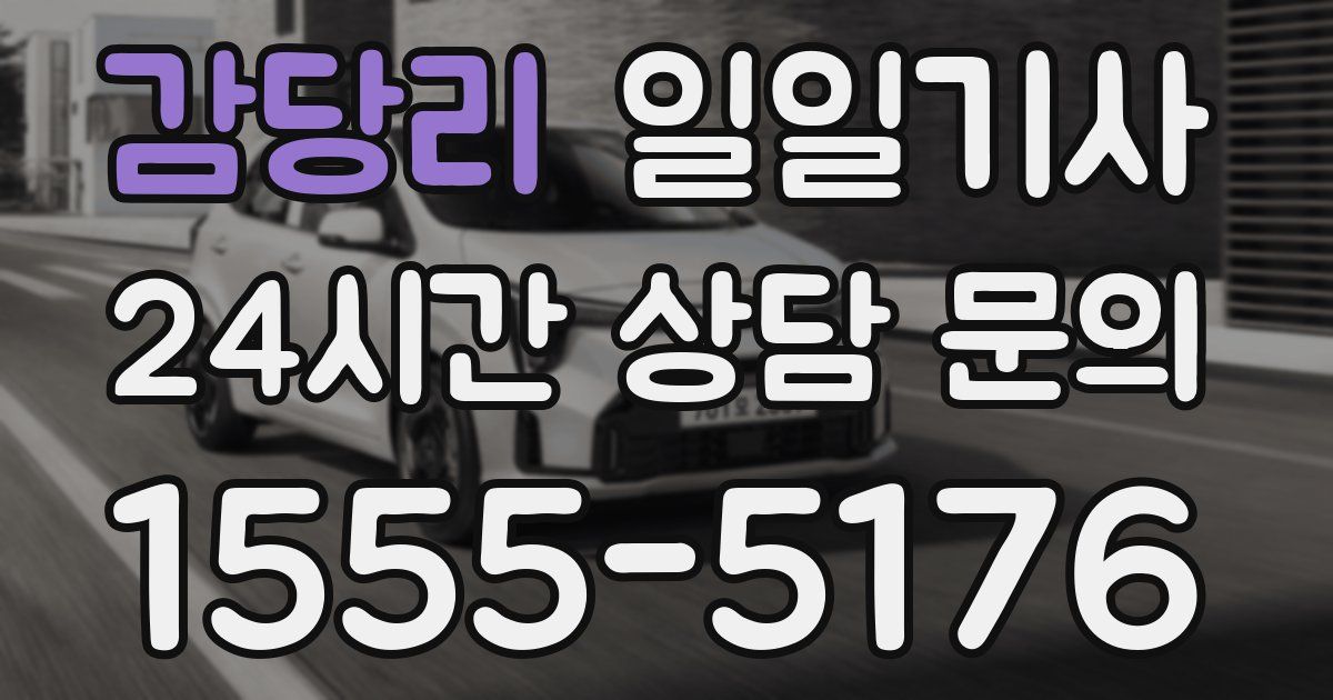 일일대리기사