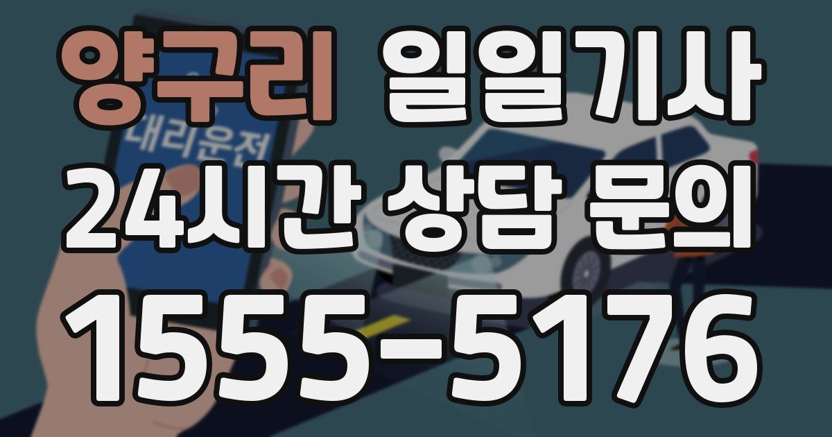 일일대리기사