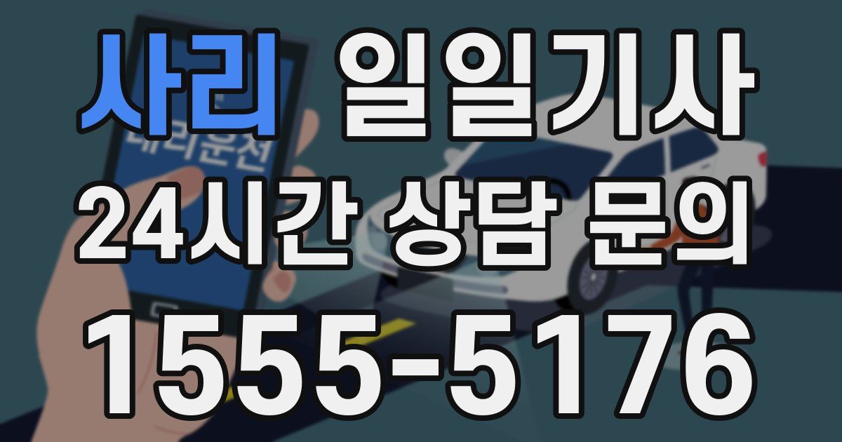 일일대리기사