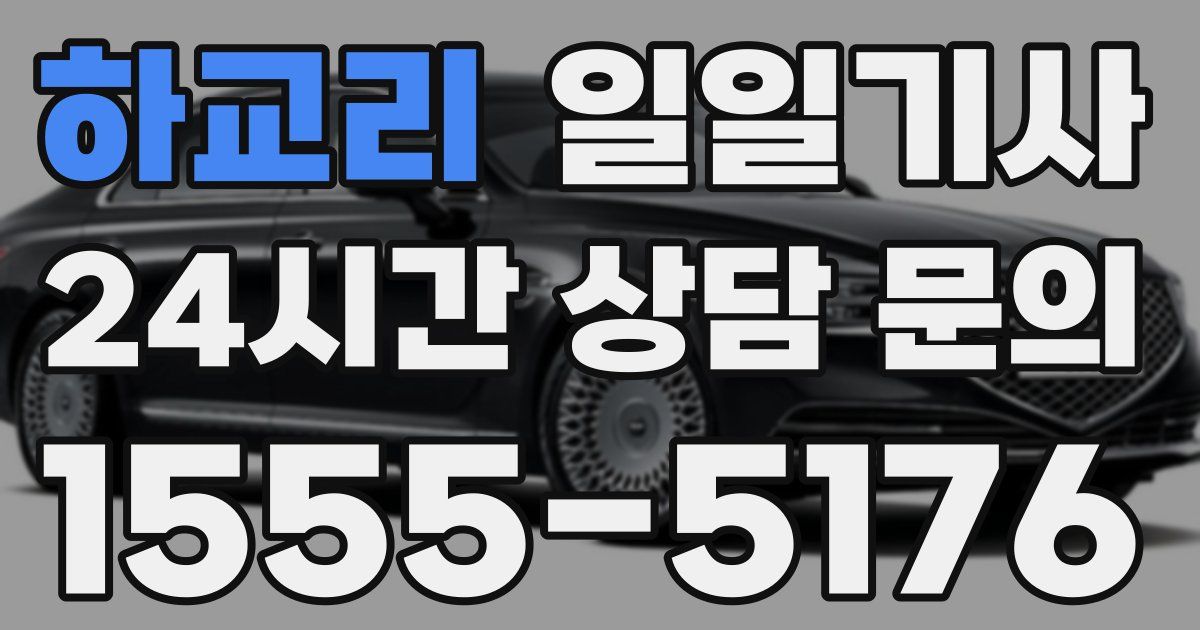 일일대리기사