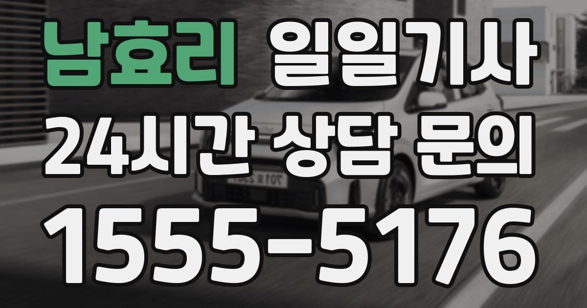 일일대리기사