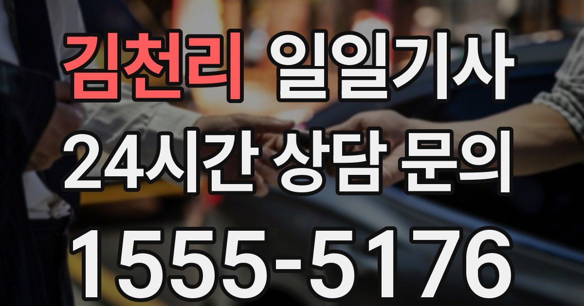 일일대리기사