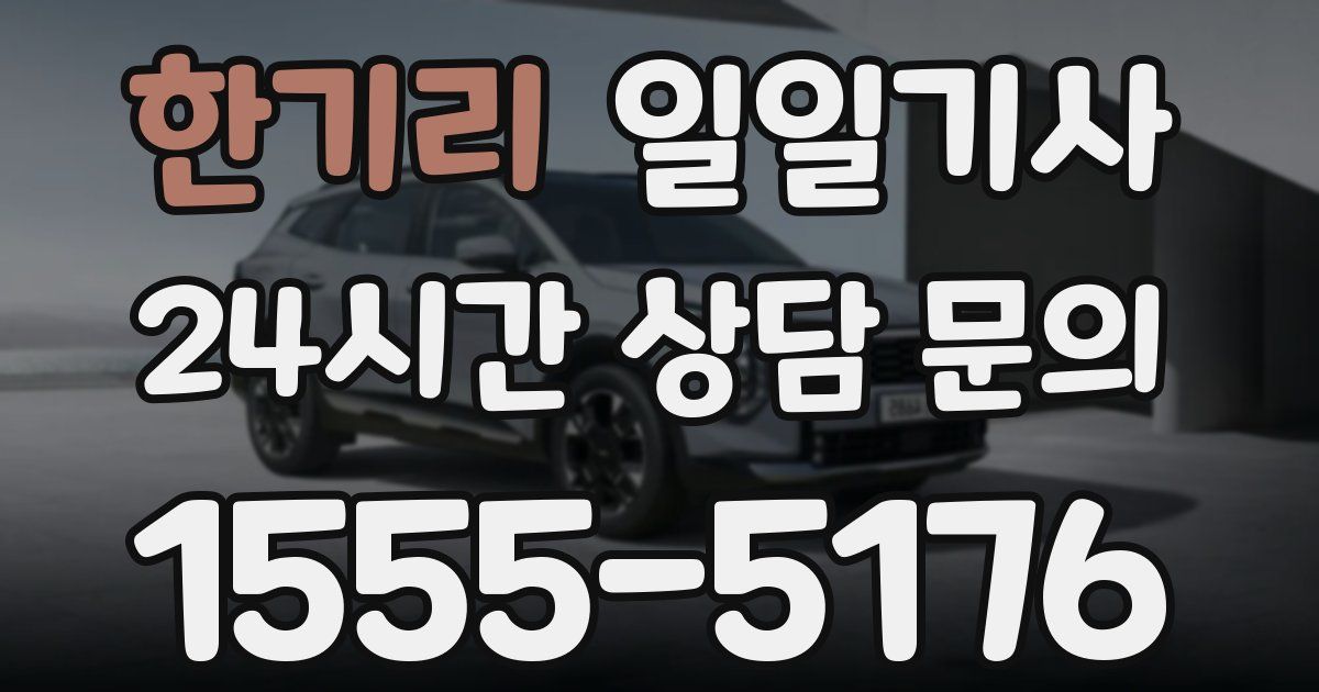 일일대리기사