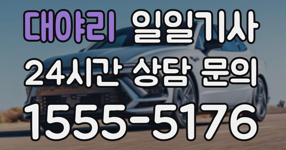일일대리기사