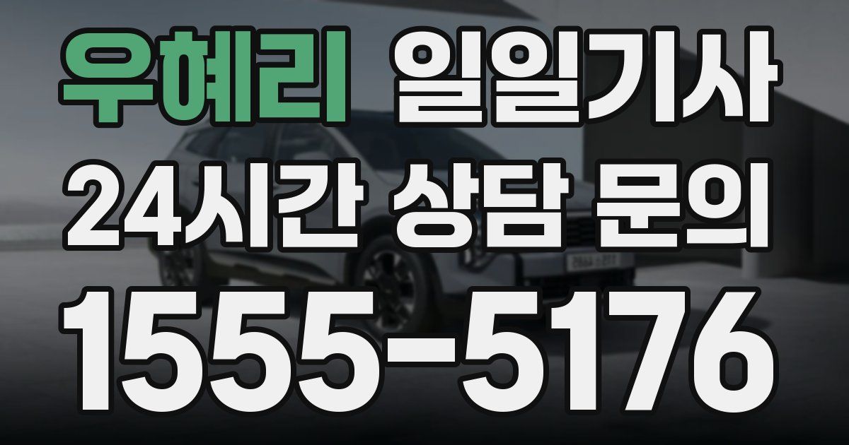 일일대리기사