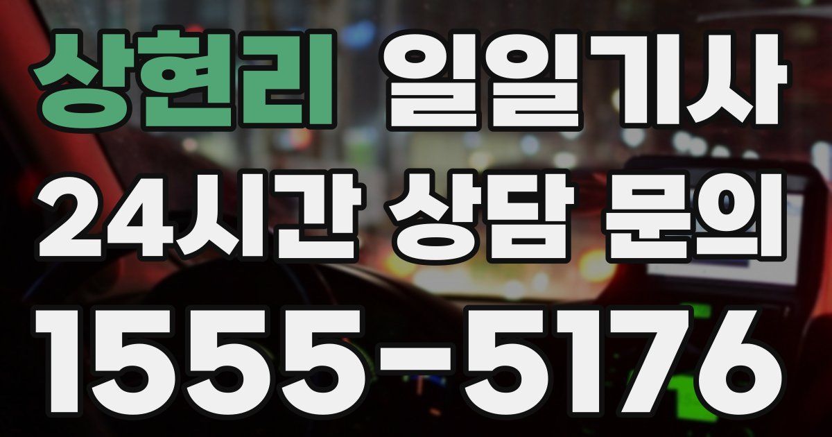 일일대리기사