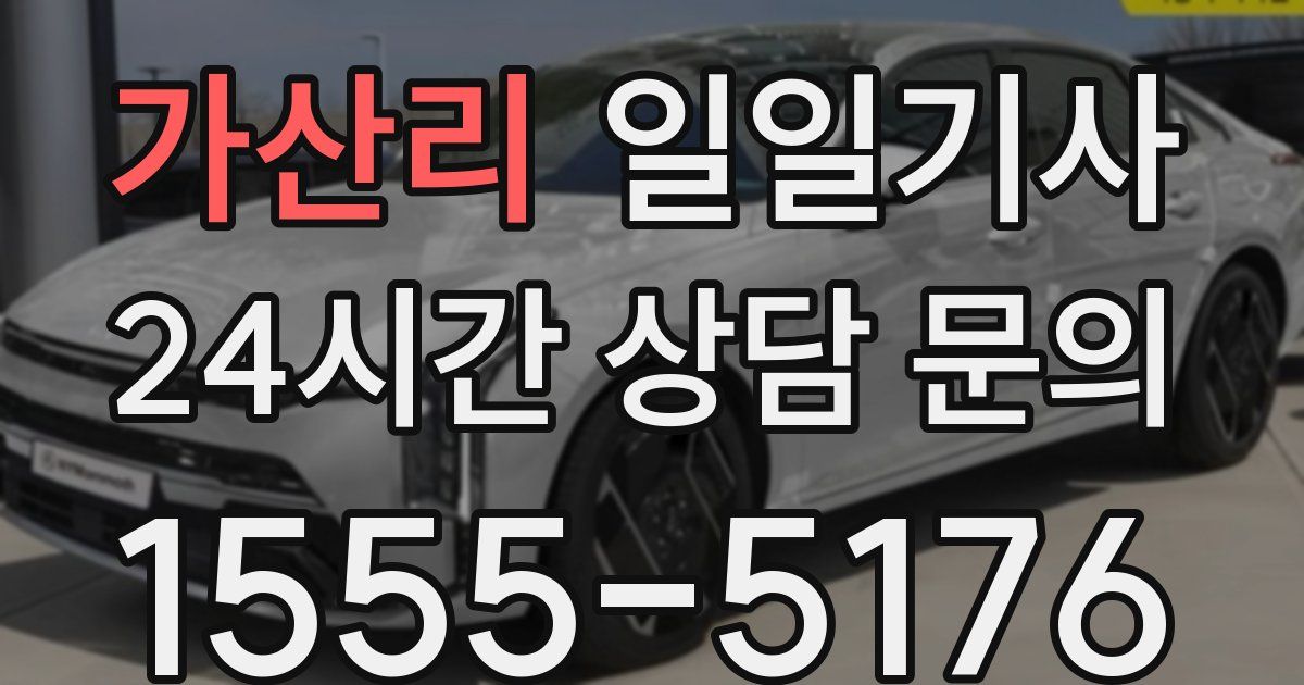 일일대리기사