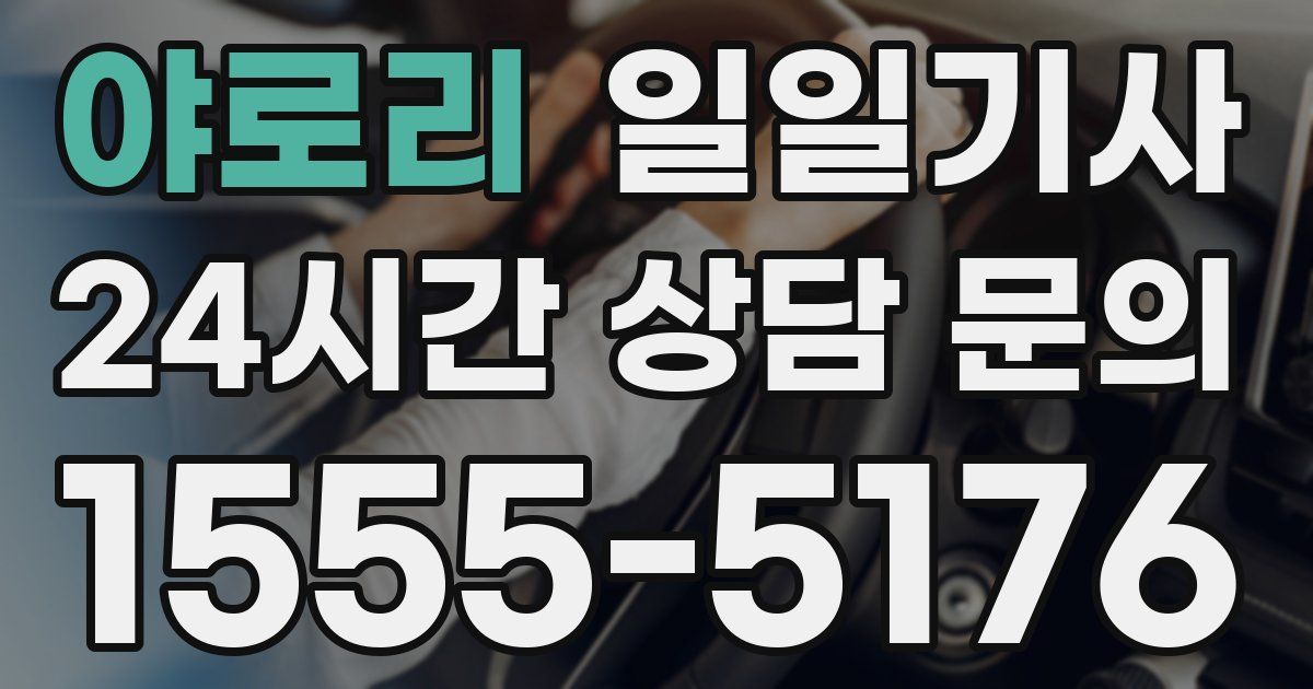 일일대리기사