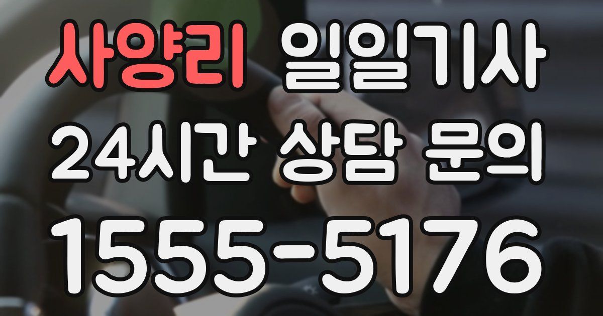 일일대리기사