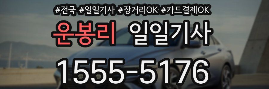 운봉리 일일기사