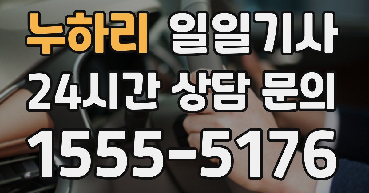 일일대리기사