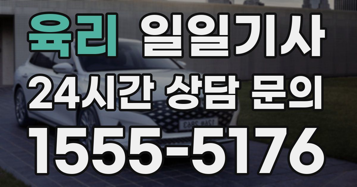 일일대리기사
