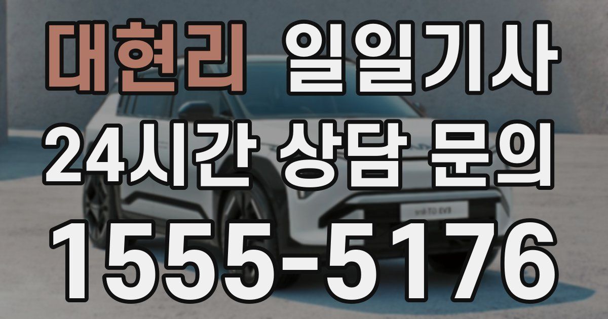 일일대리기사