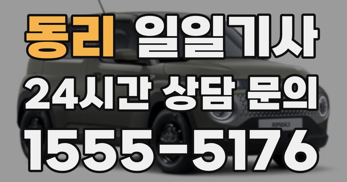 일일대리기사