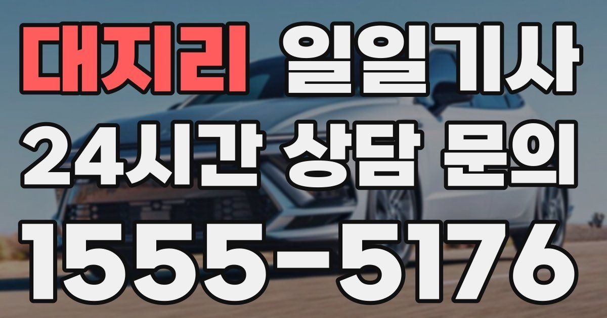 일일대리기사