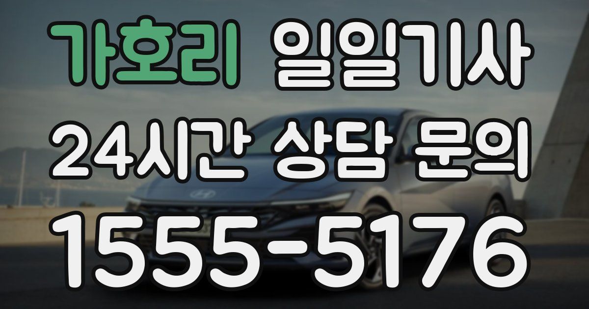 일일대리기사