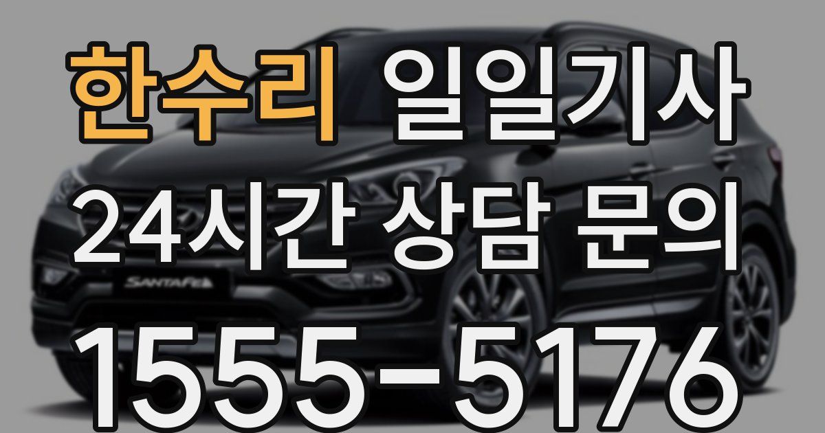 일일대리기사