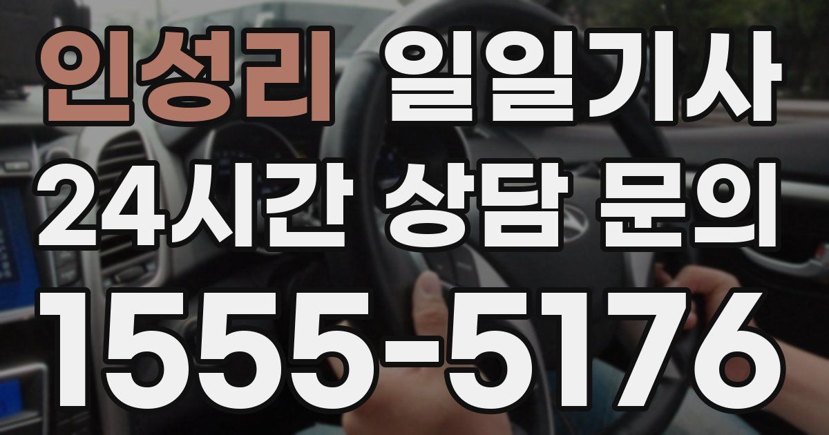 일일대리기사