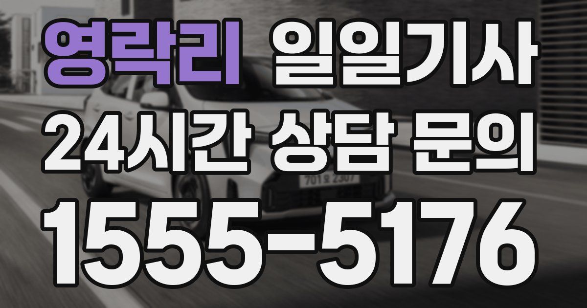 일일대리기사