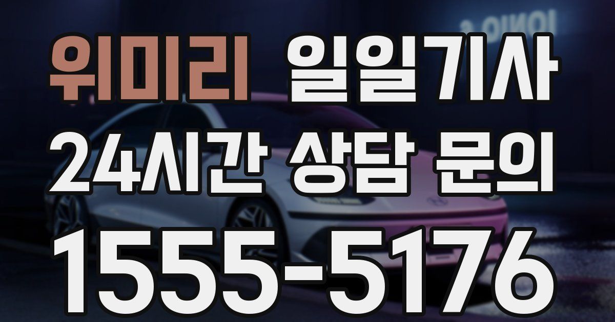 일일대리기사