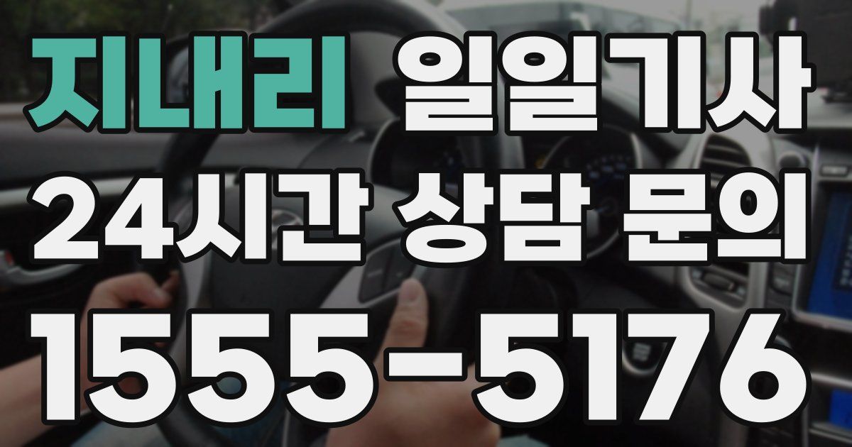 일일대리기사