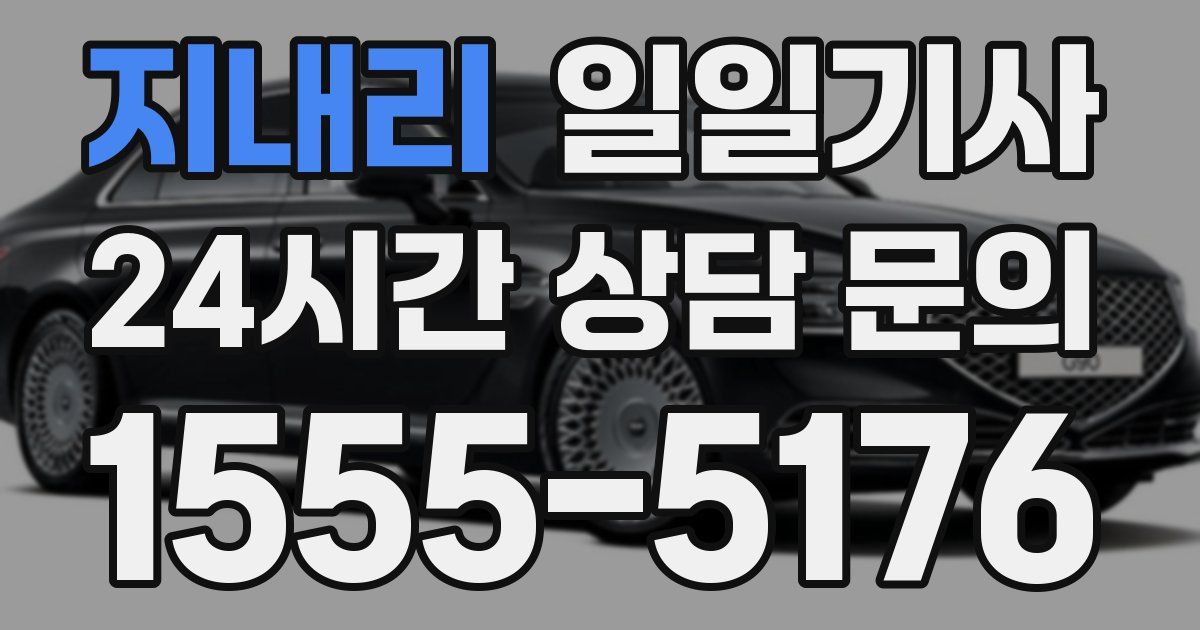 일일대리기사